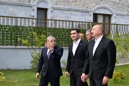 Presidents Ilham Aliyev and Serdar Berdimuhamedov visited first residential complex built in Shusha City