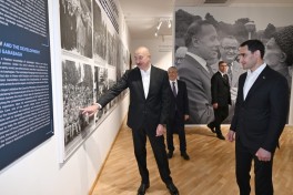 Presidents Ilham Aliyev and Serdar Berdimuhamedov viewed “Heydar Aliyev and Garabagh” exhibition in Shusha