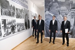 Presidents Ilham Aliyev and Serdar Berdimuhamedov viewed “Heydar Aliyev and Garabagh” exhibition in Shusha