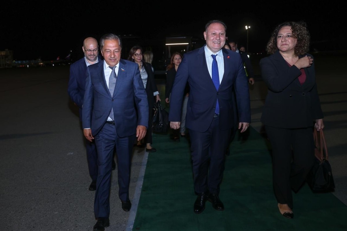 TRNC Parliament Speaker arrives in Azerbaijan on working visit