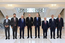 President Ilham Aliyev received delegation led by Speaker of Grand National Assembly of Türkiye