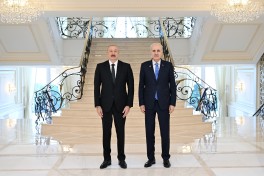President Ilham Aliyev received delegation led by Speaker of Grand National Assembly of Türkiye