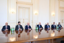 President Ilham Aliyev received delegation led by Speaker of Grand National Assembly of Türkiye