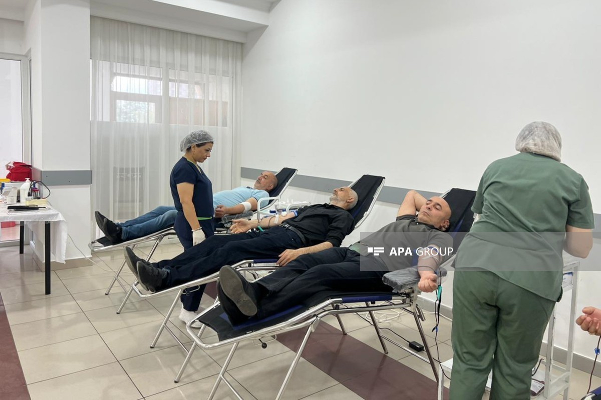 Ashura blood donation campaign begins across Azerbaijan - <span class="red_color">PHOTO
