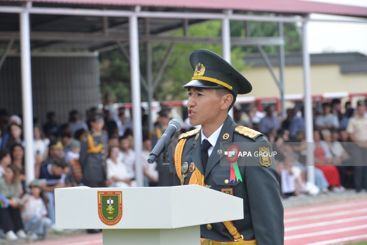 Citizens of Kyrgyzstan and Tajikistan graduate with honors from Heydar Aliyev Military Institute