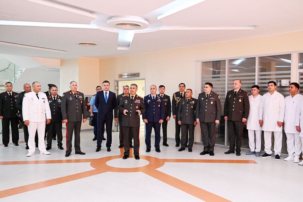 Leadership of the Ministry of Defense visits Central Clinical Hospital - <span class="red_color">PHOTO