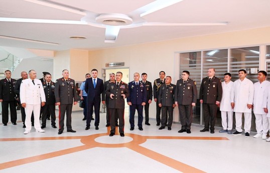 Leadership of the Ministry of Defense visits Central Clinical Hospital - PHOTO 