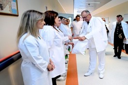 Leadership of the Ministry of Defense visits Central Clinical Hospital - PHOTO 