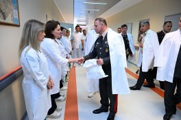 Leadership of the Ministry of Defense visits Central Clinical Hospital - PHOTO 