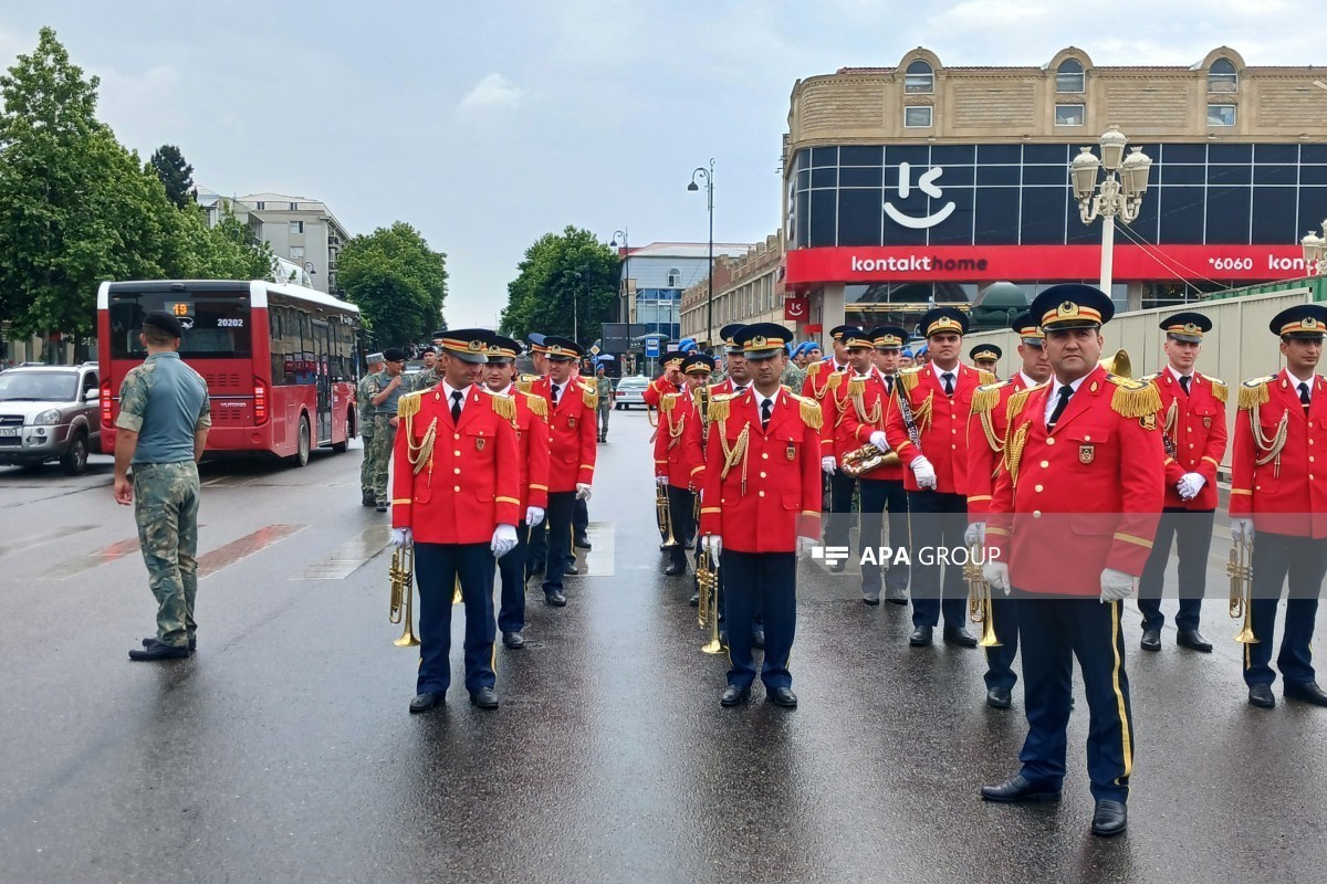 Military march is held in Ganja to mark 108th anniversary of Azerbaijan
