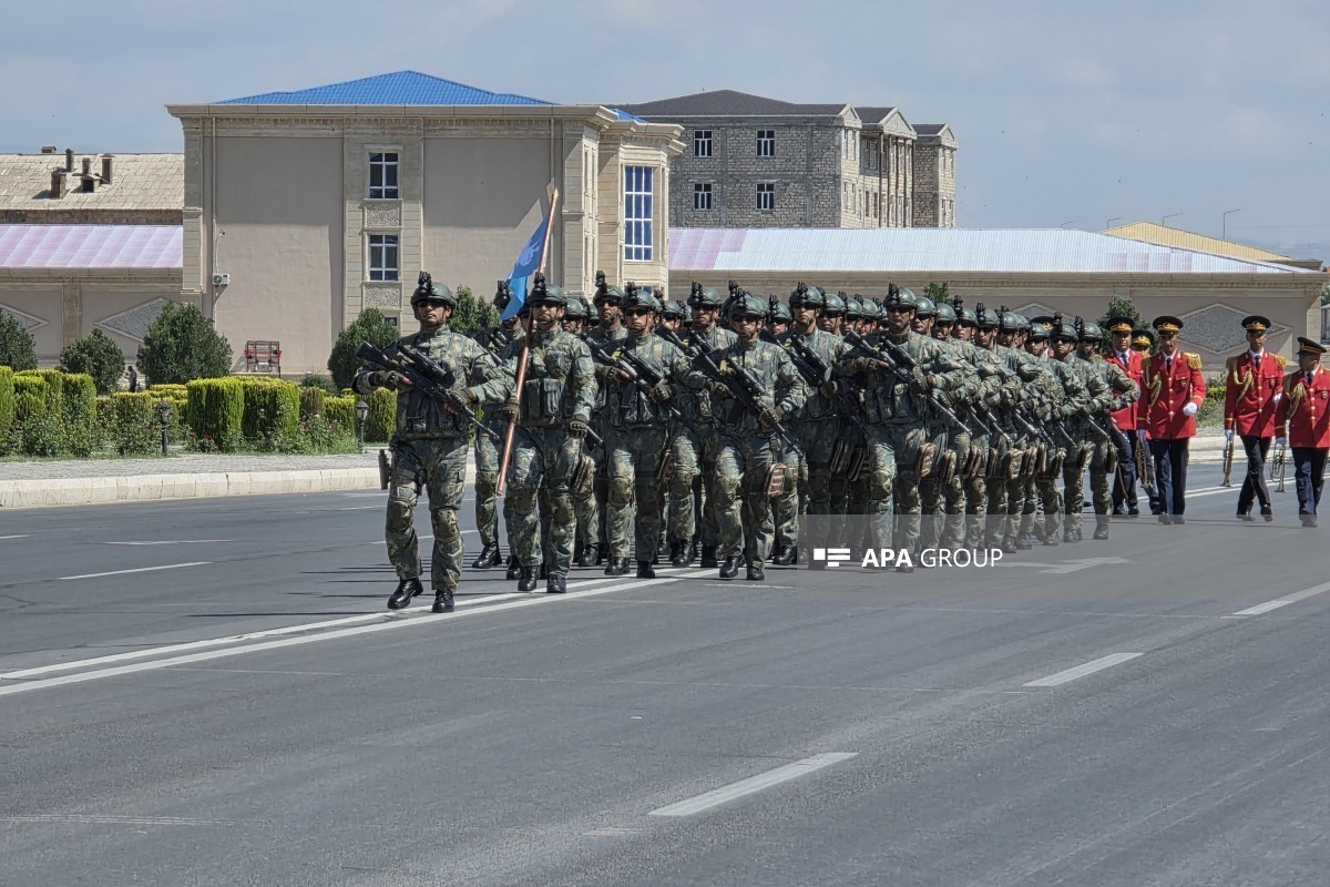 Military march accompanied by military band begins in Nakhchivan - <span class="red_color">PHOTO