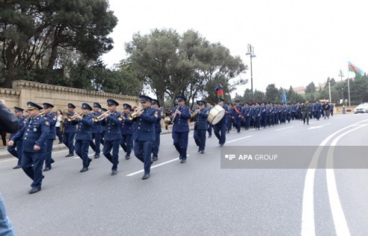 Military march is held in Baku on Armed Forces Day