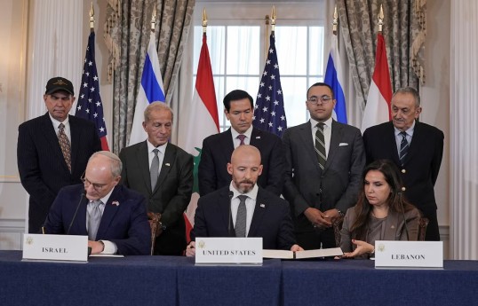 Israel, Lebanon sign framework peace deal after US-mediated talks