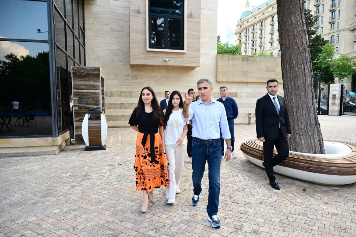 Leyla Aliyeva and Arzu Aliyeva attend opening and presentation ceremonies at Seaside National Park-<span class="red_color">PHOTO