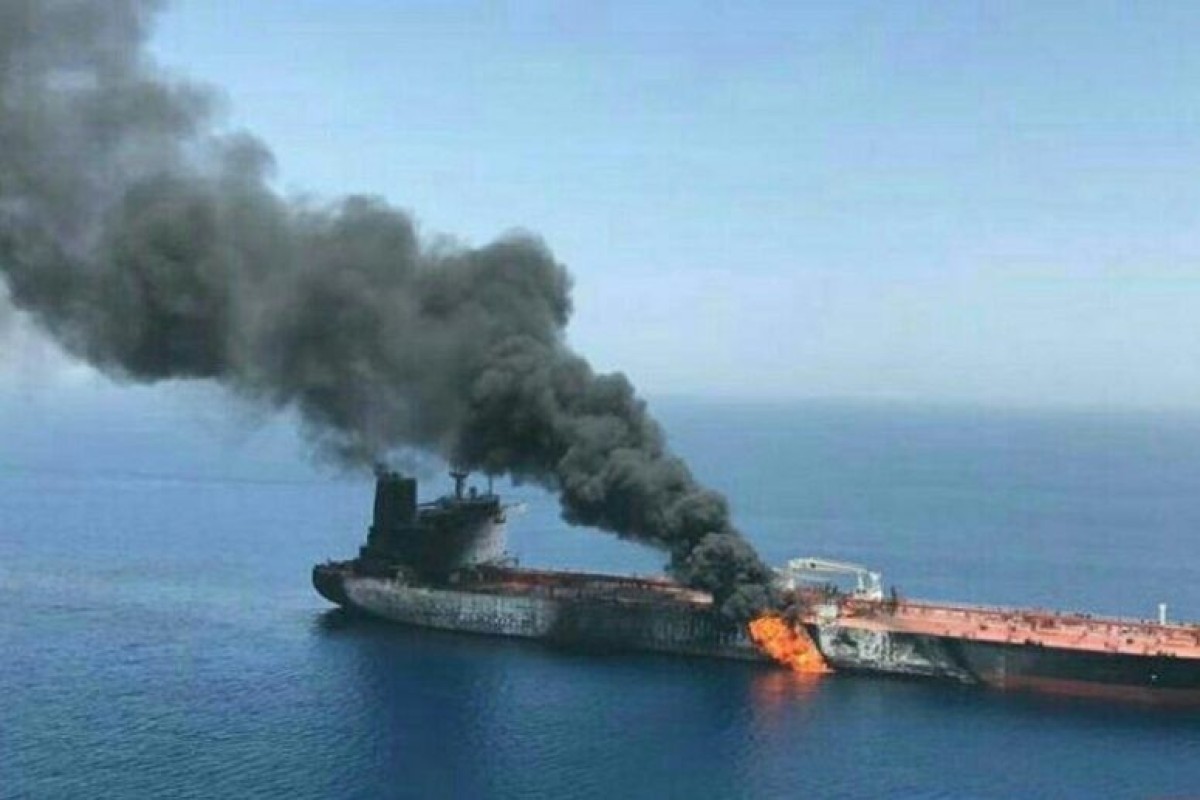 Tanker hit by unidentified projectile in Hormuz, British maritime agency says