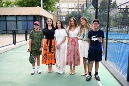 Leyla Aliyeva and Arzu Aliyeva attend opening and presentation ceremonies at the Seaside National Park-PHOTO 