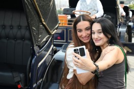 Leyla Aliyeva and Arzu Aliyeva attend opening and presentation ceremonies at the Seaside National Park-PHOTO 