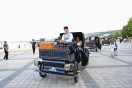 Leyla Aliyeva and Arzu Aliyeva attend opening and presentation ceremonies at the Seaside National Park-PHOTO 