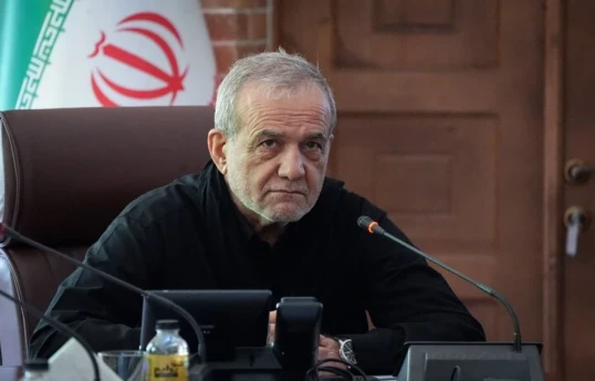 Iranian President Masoud Pezeshkian