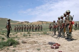 Azerbaijan Army conducts demonstration classes with new officers