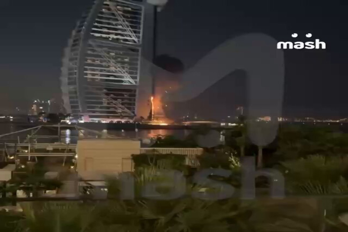 Iranian drone hit the five-star Burj Al Arab hotel in Dubai