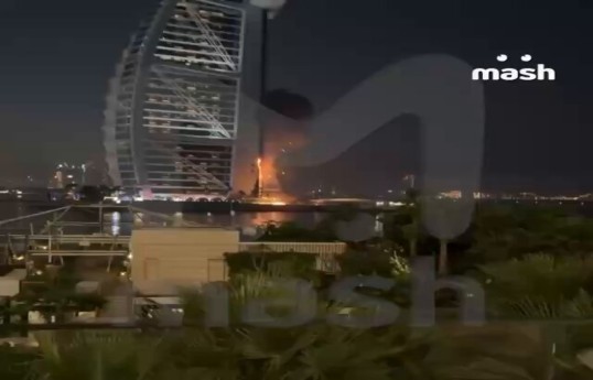 Iranian drone hit the five-star Burj Al Arab hotel in Dubai