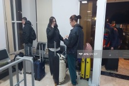 35 Russian citizens evacuated from Iran crossed into Azerbaijan through Astara-PHOTO 