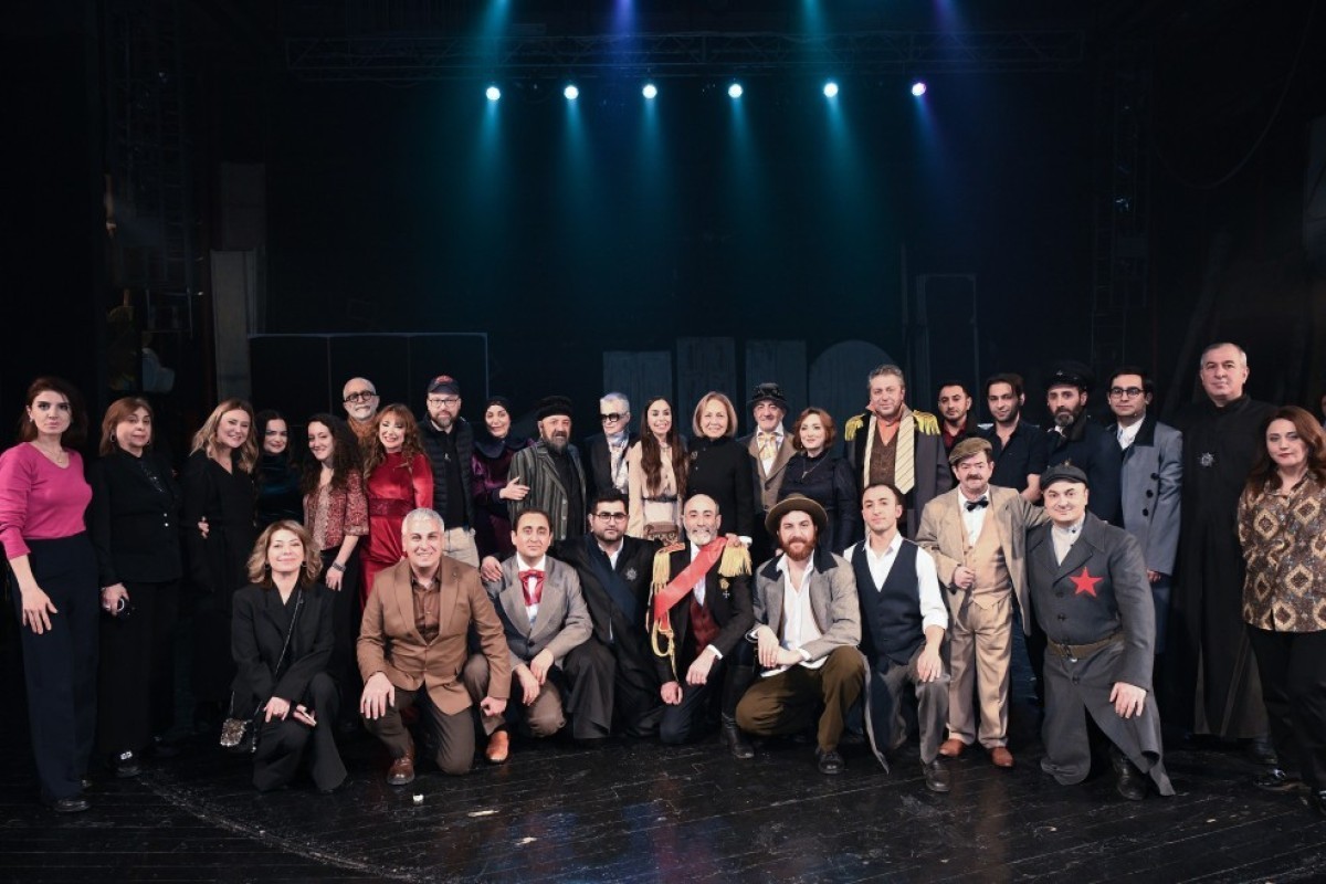Leyla Aliyeva attends performance of "Oil Boom Smiles on Everyone" at National Youth Theater