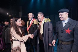 Leyla Aliyeva attends performance of "Oil Boom Smiles on Everyone" at National Youth Theater