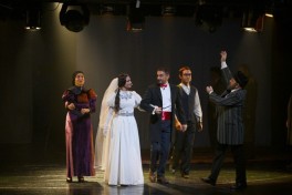 Leyla Aliyeva attends performance of "Oil Boom Smiles on Everyone" at National Youth Theater
