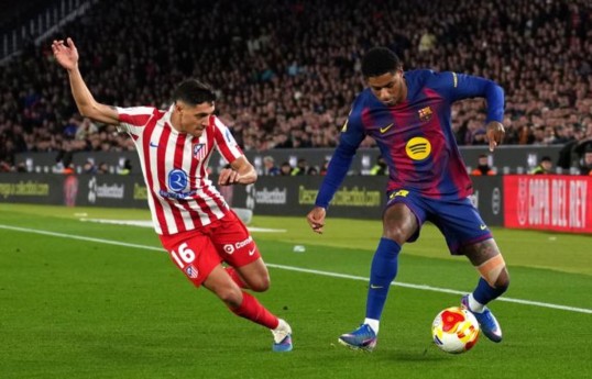 Barcelona thrashed Atletico Madrid but failed to reach the Copa del Rey final