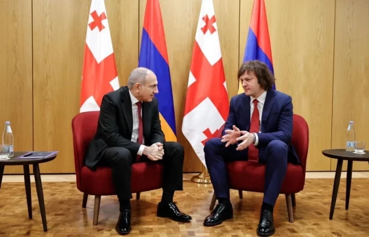Armenian Prime Minister Nikol Pashinyan, Georgian Prime Minister Irakli Kobakhidze