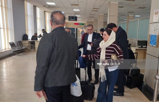Iranian airline pilots and crew members repatriated via Azerbaijan border - PHOTO 