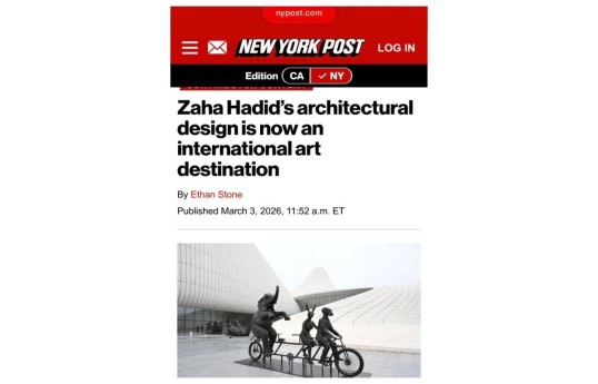 “New York Post”: Heydar Aliyev Center has become an international art hub