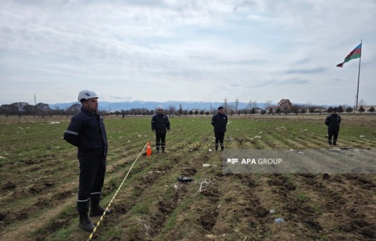 PHOTO REPORT : Site near Nakhchivan school where Iranian drone crashed