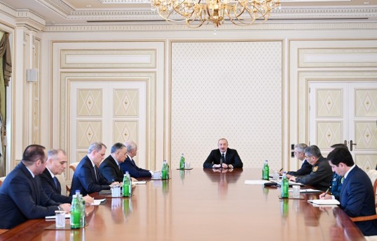 President Ilham Aliyev chaired meeting of Security Council-VIDEO -UPDATED 