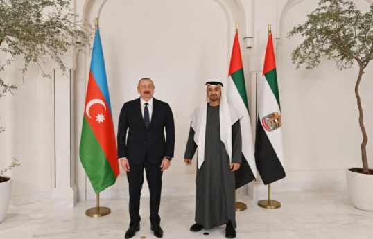 UAE leader makes phone call to Azerbaijani President Ilham Aliyev