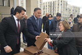 Azerbaijan relocates 90 families to Aghdam, families receive house keys - UPDATED-1 