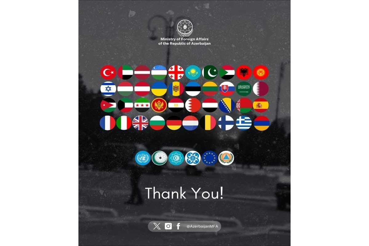 Azerbaijan’s MFA thanks countries for support after Iran’s drone attack, Armenia included on list