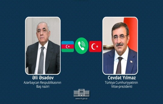 Azerbaijan PM, Türkiye’s vice president discuss Iran’s drone strikes