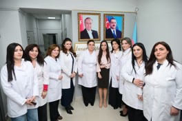 Leyla Aliyeva visits Baku City Narcology Center
