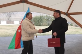 67 individuals resettled in Seyidbayli and Tazabina villages of Khojaly district receive house keys