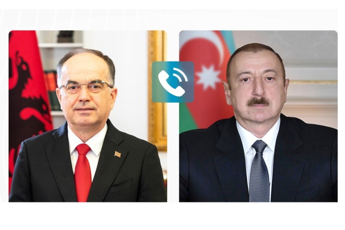 President of the Republic of Albania, Bajram Begaj and President of the Republic of Azerbaijan, Ilham Aliyev