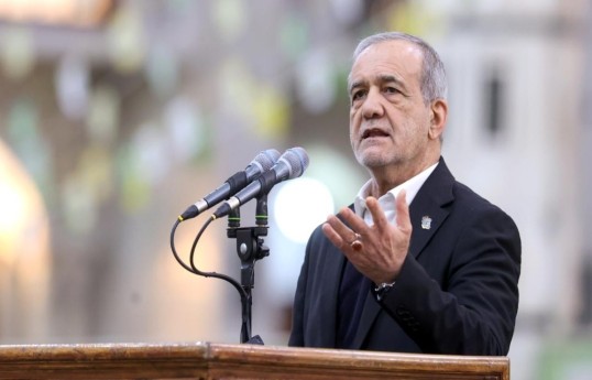 Iranian President Masoud Pezeshkian