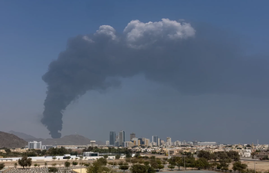 UAE Ministry of Defense announced that it repelled Iranian missile attack