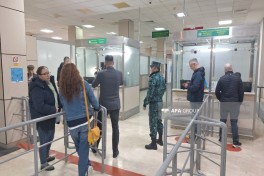 Ambassadors and embassy representatives of 5 countries in Iran evacuated from Iran via Azerbaijani border-PHOTOLENT 