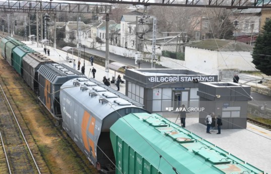Grain-loaded wagons from Russia to Armenia dispatched from Baku via Azerbaijan transit-PHOTO 