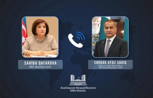 Speakers of Parliaments of Azerbaijan and Pakistan hold phone conversation