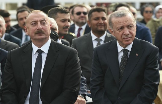 President Ilham Aliyev and President of the Republic of Türkiye Recep Tayyip Erdoğan