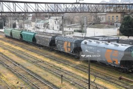 Grain-loaded wagons from Russia to Armenia dispatched from Baku via Azerbaijan transit-PHOTO 